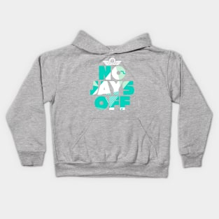 Jay All Day Washed teal Mint Foam Kids Hoodie